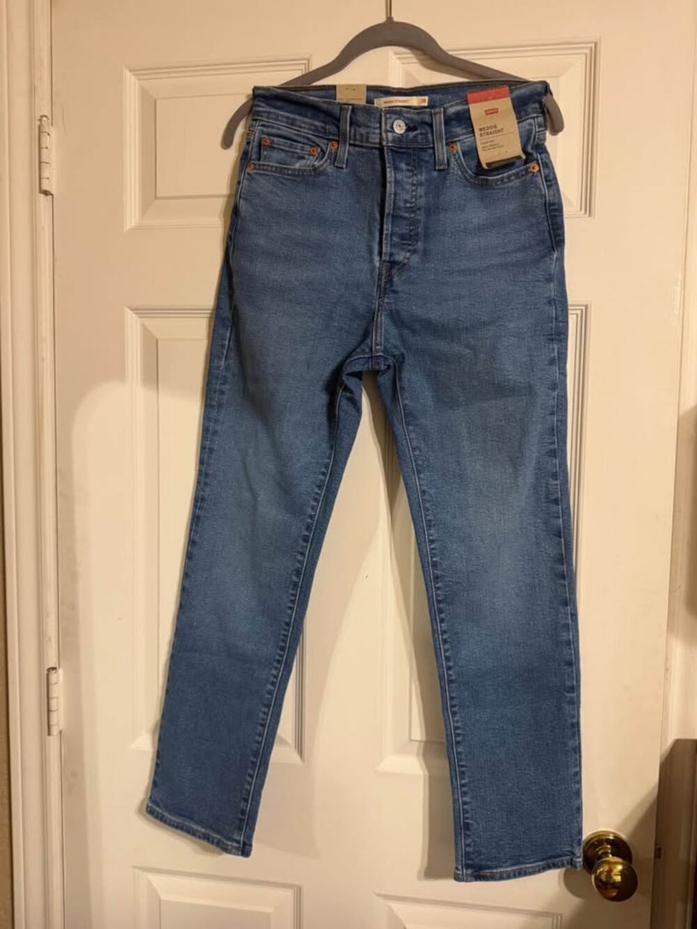 NWT Levi's Women's Wedgie Straight High Rise Jeans Size 28x28